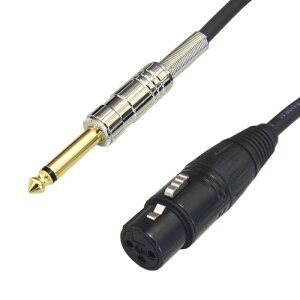 F-Factory 6.3mm TS �t�H�[��(�W��)�v���O (�I�X) - XLR (�L���m���v���O) (���X) �ϊ��P�[�u�� 1.5m FNT-XT-76015M