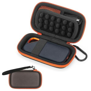 ���[�o�b�O For SanDisk SSD/SanDisk�|�[�^�u�� SSD Portable Extreme PRO 1TB 2TB 4TB 500GB �O�t�ɑΉ� �T���f�B�X�N ��p�ی���[�o�b�O ��e�� �R���p�N�g �ϏՌ��� �g�їp�i�I�����W�ƍ��̃x���x�b�g