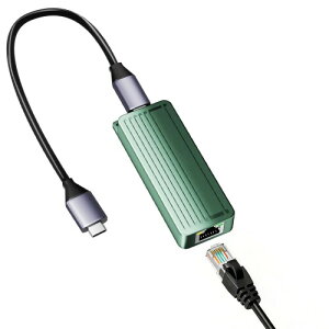 USB C - 10Gbps �C�[�T�l�b�g�A�_�v�^�[ USB 3.2 Gen 2x2 Type-C - RJ45 10G LAN �l�b�g���[�N�h���O�� Realtek RTL8159�`�b�v�t�� Thunderbolt 3/4 MacBook Windows 11 �m�[�g�p�\�R�� NAS/PC�Ή�