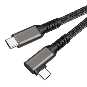 USB Type C �P�[�u�� L���^ 4K/60Hz �f���o�� USB 3.2 Gen 2X2 20Gbps�f�[�^�]�� PD�Ή�100W���}���[�d �^�C�vc�[�d�P�[�u�� iPhone 15, MacBook, iPad mini/Pro, Matebook, Xperia (0.5m)