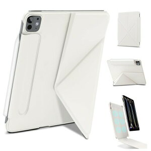 WONZIR iPad Pro M5/M4 �P�[�X (2025/2024 ��6/5���� 11�C���`) �y�� �����^ �y�����[ �܂肽���ݎ� �^�u���b�g �p�x�����\ �O�p�\�����芴 �X�^���h�@�\ �I�[�g�X���[�v �G�b�W�Ռ��ی� (�z���C