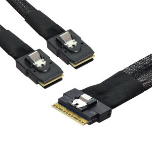 NFHK PCI-E �E���g���|�[�g �X�������C�� SAS �X���� 4.0 SFF-8654 8i 74�s�����f���A�� SFF-8087 Mini SAS �P�[�u�� PCI-Express
