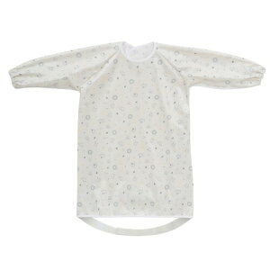 (Little Dimsum) お食事エプロン 長袖離乳食エプロン 一体型よだれかけ ベビーとハイチェア用 保育園 子供 赤ちゃん 防水 汚いにくい 洗いやすいと乾きやすい(動物)