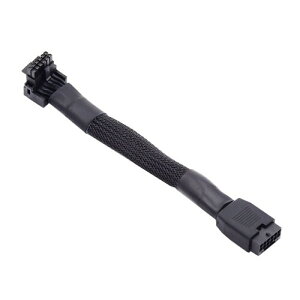 NFHK 12VHPWR ATX3.0 PCI-E 5.0 Power Modular Cable Male to Female Up Angled 90 Degree Extension for 3080 3090TI PSU 16Pin 12+4P Graphics Card