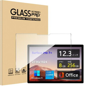 Ή T[tFCX Surface Pro 7+ / Pro 7 / 6 / 5 / 4 KXtB 12.3C` Sediven tB KX Sʋz wEh~ CA[ 9HdxΉ Uh~ ߗ x 