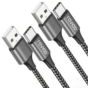 RAVIAD USB Type C �P�[�u���^�C�v C �P�[�u�� 3A �}���[�d �����f�[�^�]�� ���ϋv�i�C�����҂� USB-A to USB-C �R�l�N�^ Galaxy S24 S23 S21 S10 S9 S8�ANote 10 9�ARedmi 9T�AXperia XZ3 XZ2 XZs�AOppo reno���̑�Android