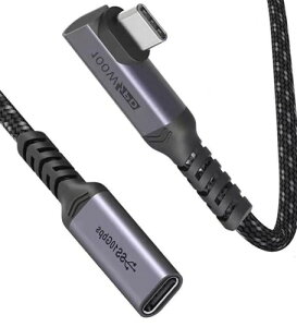 USB type C 2MP[u L^ PD 100W USB 3.1 Gen2(10Gbps) usb-c f[^] 4K 60HZrfI`^Cvc R[h PD}[d iC҂ usb-c ϊ Pad/Macbook/ȂǂɑΉ (L 2M)