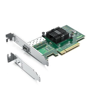 10Gtek 10G PCI-E NIC lbg[NJ[h, Intel X520-DA1/X520-SR1݊, VOSFP+|[g, Intel 82599EN Rg[, PCI Express C[Tlbg LANA_v^[ Windows Server/Linux/VMwareT|[g, PCI-E2.0 X 8,