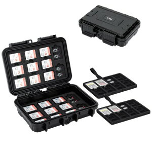 KIWIFOTOS 114Xbg [J[hP[X e 22 SD SDHC SDXC J[h + 76 Micro SD TF MSDJ[h + 16 CFexpress Type B/XQDJ[h [P[X SDJ[hP[X TFJ[hP[X cf^CvB P[X