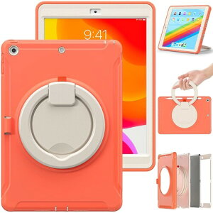 iPad �p �P�[�X,2026�N/2025�N/2024�N iPad Air 13�C���` (M4/M3/M2) �Ή�/iPad Pro 12.9�C���` ��6/5/4/3���� �p �P�[�X �����O�t�� �Ռ��z�� �y�� ��� 360�x��]�X�^���h ������t�� �n���h���t �J�o�[ ��