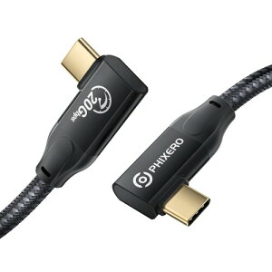 100W usbc usbc �P�[�u�� (USBC3.2 Gen 2x2�A20Gbps�A1m) PHIXERO�f���A�����C�g�A���O�� USBC�P�[�u���A4K�r�f�I�o�́AThunderbolt 3�AMacBook Pro�AiPad Pro�A���b�v�g�b�v�ASamsung�ƌ݊�������
