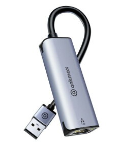 USB A to LAN 2.5GLLANA_v^[ Ankmax UA312G2ʐM LLANA_v^[ ]xő2500Mbps C[Tlbg A_v^, ^݌v,hCo[sv, Ή USB A ڂPC ^ubg
