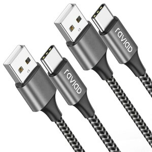 RAVIAD USB Type C �P�[�u���^�C�v C �P�[�u�� 3A �}���[�d �����f�[�^�]�� ���ϋv�i�C�����҂� USB-A to USB-C �P�[ �u�� Galaxy S24 S23 S21 S10 S9 S8�ANote 10 9�ARedmi 9T�AXperia XZ3 XZ2 XZs�AOppo reno���̑�Android