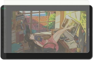 HUION Kamvas 12�t�^�u�p �ی�t�B���� �A���`�O���A�t�B���� ���̂悤�ȕ`���S�n ���˒ጸ ���Ȃǂ̐����˂𐧌䂵�hῐ����������� �y���斁�Ֆh�~ 11.6�C���`�^�u���b�g