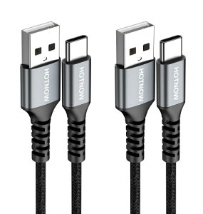 HOTNOW USB C�P�[�u�� 3m 2�{�A300 cm�|�[�^�u��USB-C�[�d��i�C�����҂݋}���[�d�R�[�h�́A�T���X��Galaxy S 10 S 9 S 8 Plus Note 9 8�A�[�d��A���̑���C�ދ@��ɓK���Ă���