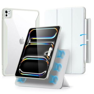 ESR iPad Pro 13C` P[X M4 2024p Pencilz_[t O\}OlbgJo[ cu/uX^h Pencil Pro/USB-CSΉ Rebound 360V[Y zCg
