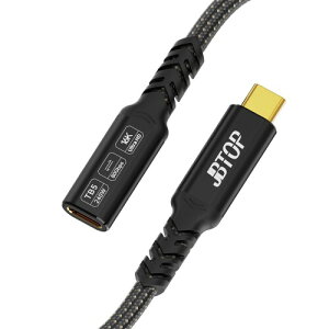 JBTOP USB C������80 Gbps 1m�A240 W�[�d/80 Gbps�f�[�^�`��/16 K�r�f�IUSB-C 4.0 C�^�������A�m�[�g�p�\�R���A�^�u���b�g�ȂǂɓK�p