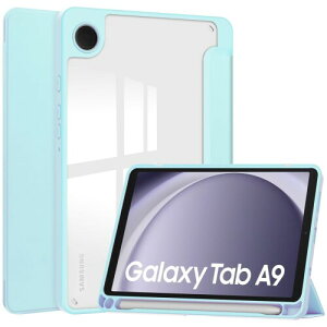 Galaxy Tab A9 8.7�C���` �P�[�X �w�ʃN���A ���� �y���z���_�[�t�� Galaxy Tab A9 �J�o�[ �I�[�g�X���[�v�@�\�t�� �O�܂�X�^���h �ϏՌ� �y��,���u���[