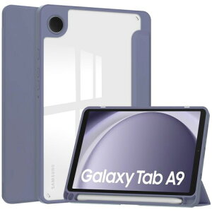 Galaxy Tab A9 8.7�C���` �P�[�X �w�ʃN���A ���� �y���z���_�[�t�� Galaxy Tab A9 �J�o�[ �I�[�g�X���[�v�@�\�t�� �O�܂�X�^���h �ϏՌ� �y��,���D