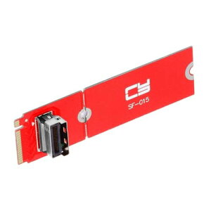 NFHK PCI-E 4.0 M.2 M-Key to MCIO Mini Cool Edge IO XzXgA_v^[ PCIe Nvme SSD 2280 2230p