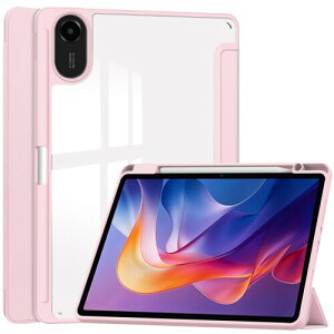2025�N���� Xiaomi Redmi Pad 2 �P�[�X wi-fi���f��/4G���f���Ή� �w�ʃN���A ���� �y���z���_�[�t�� redmi pad2 �J�o�[ �I�[�g�X���[�v�@�\�t�� �O�܂�X�^���h �ϏՌ� �y��,�s���N