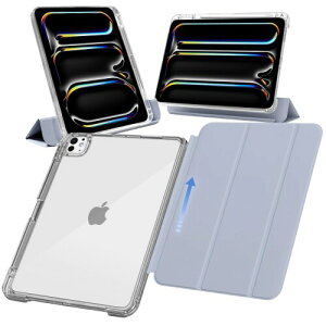 MS factory iPad Pro 11�C���` �P�[�X M5 M4 (2025/2024) �p �y�����[ ���O���\ �y�� �ϏՌ� �J�o�[ �c�u��/���u���X�^���h Pro 11 �P�[�X �\�t�g�t���[�� �w�ʓ��� �y�[���E�B�X�e���A �W���F IPDP1