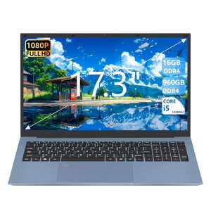 17.3C` Ce Core i5-1038NG7m[gp\R4RA8Xbh (3.8GHz܂) FHD 1080P 16GB RAM 960GB SSD Windows 11Office2019 /Type-c(t@\) /BT 5.0/6000MaH/WIFI6/HDMI/obNCgtL[{[h/w