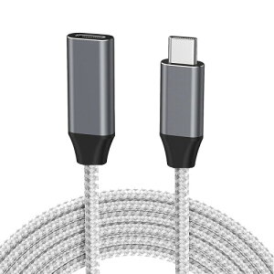 USB Type CP[u (0.2m, O[) LpoieJun.SLEI usb-c P[u USB 3.1 Gen 2 (10Gbps) f[^] R[h 5A PD}[d AhCh bvgbvȂǗl Xusb-cfoCXɑΉ usb