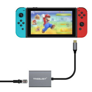 Nintendo Switch{̐p LLANA_v^[& PD}[d 2in1 10/100/1000Mbps MKrbgC[Tlbg (RJ45+60W PDΉ)