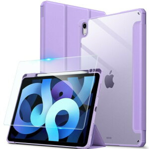 (iPad air 11�C���` �P�[�X �K���X�t�B���� �Z�b�g �y�����[)CACOE iPadAir M4/M3/M2(2026/2025/2024) iPad Air ��5/4���� (2022/2020) 10.9 �C���` �A�C�p�b�h�p �����P�[�X �I�[�g�X���[�v �O�܂� �����΂���