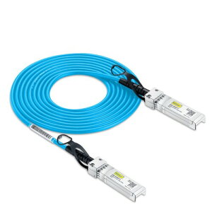 10Gtek 10G SFP+ �P�[�u��, SFP+ DAC Twinax�P�[�u��, Cisco SFP-H10GB-CU3M�A Meraki�AUbiquiti UniFi�AMikrotik�AFortinet�A Netgear�AD-Link�ASupermicro�ATP-Link�Ȃǌ݊�, 3m, ��