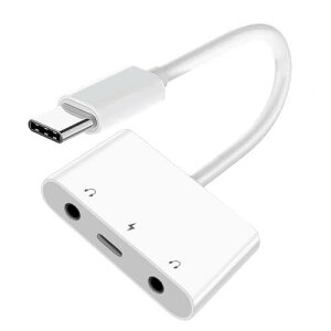 CY Type C USB-C - fA 3.5mm I[fBI AUX & MIC TEhJ[h PDd[dA_v^[t m[gp\R ^ubg gѓdbɑΉ