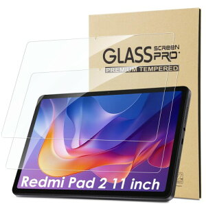 Bighan Xiaomi Redmi Pad 2 11�C���` �Ή� �K���X�t�B���� ���d�x9H For Redmi Pad 2 11�C���` �t���ی�t�B���� �����ߗ� �����x�^�b�` �ϏՌ� �w��h�~ �ȒP�\��t��