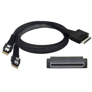 Chenyang SFF-8611 - SFF-8654P[uAOCuLink PCIe PCI-Express SFF-8611 8X 8[2 SFF-8654 XC 4X SSD f[^ANeBuP[u 50cm