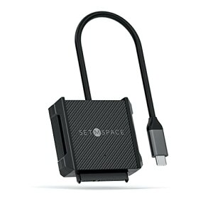 SETMSPACE SATA USBC 3.0ϊP[u 2.5C`n[hfBXNhCuHDD SSD SATA USB TYPC CϊP[u5Gbps PCAMacbookȂ̃foCXɎgp 2.5 C` VRیJo[t-0.3M