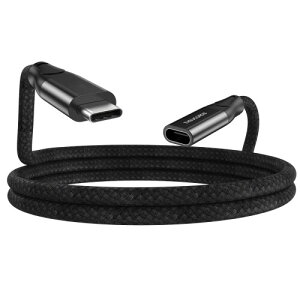 Thsucords USB C �����P�[�u�� 100W 0.3M, USBM C 3.2 Gen 2 �I�X-���X�R�[�h 10Gbps �f�[�^�]�� USB C 3.2 Type C 20V/5A �����[�d�P�[�u�� 4K@60Hz �r�f�I���j�^�[ �i�C�����ґg�P�[�u��