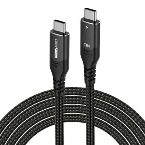 FDBRO USB4 P[u Thunderbolt 4Ή Thunderbolt 3USB 3.2ʌ݊ 8K@60Hzfo/100W}[d/40Gbps] IX-IX PD 3.0Ή USB C-USB C P[u MacBook Pro/AirAiPad ProAeGPUȂǂType-CfoCX