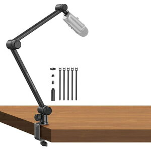 SmallRig �}�C�N�u�[���A�[�� 360°��]�\�ȃ}�C�N�X�^���h �����_���s���O�W���C���g �f�X�N�}�E���g�N�����v �l�W�A�_�v�^�[ �|�b�h�L���X�e�B���O �X�g���[�~���O �Q�[�� �z�[���I�t