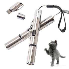 MuPOP24 日本国内検品済 猫 おもちゃ 猫じゃらし ねこじゃらし LEDポインター 骨 魚の骨 ラット 犬の爪 ハート 5in1 光線 猫用おもちゃ USB充電式 便利 ポケットに入れる かわいい 可愛い キャ