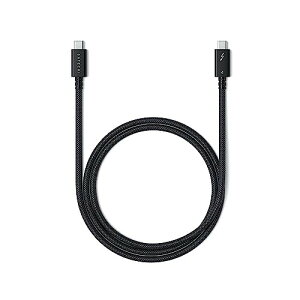 SATECHI USB-C Thunderbolt 4 ケーブル(3.2ft/1m)、8K ディスプレイ対応、40Gbps データ転送、240W PD 充電、iPhone 17〜15、MacBook Air & Pro、iPad 対応 ? Intel Thunderbolt 認証済み