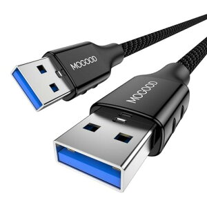 MOGOOD USB P[u USB 3.0 P[u (1m) ^CvA-^CvA IX-IX USB to USBP[u HDDGN[WAJA菑{[hATV BoxAJADVDv[[Av^AfȂǂ