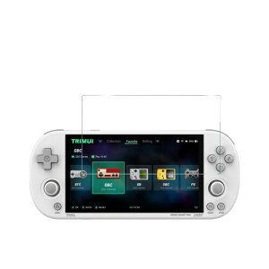 For TRIMUI Smart Pro �t�B����4.96�C���` �K���X�t�B���������K���X �d�x9H �ϏՌ� �ی�9H�d�x �w��h�~ ���炳�� �����x�^�b�` �L�Y�h�~ �\��t���ȒPTRIMUI Smart Pro �t�B����