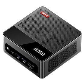 AOOSTAR GEM12 ミニPC Ryzen 7 8845HS 32GB DDR5 2TB NVMe SSD 、AI PC OCuLinkインターフェース付き Windows 11 Pro、Mini PC HDMI*2/USB4/Type-C 四画面出力対応 2.5G LAN *2 /Wi-Fi 6/BT5.2 (GEM12 8845HS 32+2T)