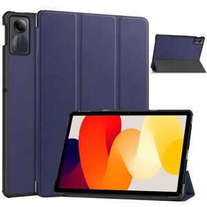 Redmi Pad SE ケース 新型 Redmi Pad SE カバー スタンド機能付き 保護ケース Redmi Pad SE インチ タブレット ケース 三つ折 高級PU レザー カバー キズ防止 薄型 超軽量 全面保護型 ケース 耐衝撃 Re