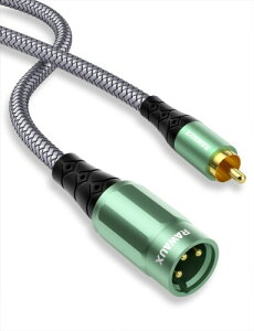 RAWAUX XLR to RCA�P�[�u�� 1M �T�u�E�[�t�@�[�P�[�u�� 24K�����b�LXLR�I�X to RCA�I�X �X�e���I�I�[�f�B�I�P�[�u���A�_�v�^�[ �}�C�N�P�[�u�� CD�v���[���[/�X�s�[�J�[/�L���p�V�^/�A���v