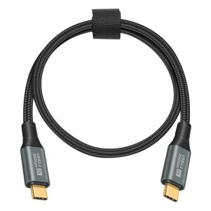 Poyiccot ZUSB ^CvC [dP[uA50cm PD ΉUSB 3.2 ^Cvc P[u AiC҂ 8K 60Hz fo Type C [d Ή MacBook/SwitchȂǃ^CvC@