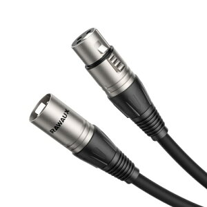 RAWAUX XLR �P�[�u�� 10M 3�s���I�X-���X �����}�C�N�P�[�u�� XLR�o�����X�ڑ� �L���m���P�[�u�� �~�L�T�[�A�X�s�[�J�[�A�X�^�W�I�^���A�A���v�A���C�u�X�e�[�W�ɑΉ�