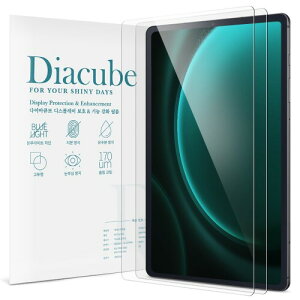 DIACUBE Samsung Galaxy Tab S10 FE / S9 FE 10.9�C���` �Ή� 8H�d�x �K���X�R�[�e�B���O���ꂽPET�f�ރt�B����93%���ߗ� HD�N���A ���^�b�`���x �w��h�~ �C�A�h�~ ����Ȃ� ���t���ȒP