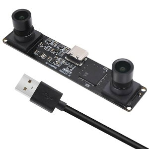 USB J W[ Rabbitroom 1080P 60FPS fAY 3D XeI J 117°p 400f ^ USB2.0 WebJ VR o F p\RJ PCJ Xg[~O EFu