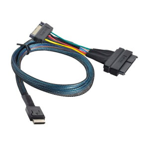 SFF-8611 Oculink�z�X�g����U.2 U.3 SFF-8639 NVME PCIe PCI-Express SSD�P�[�u���i�}�U�[�{�[�hSSD�p�j